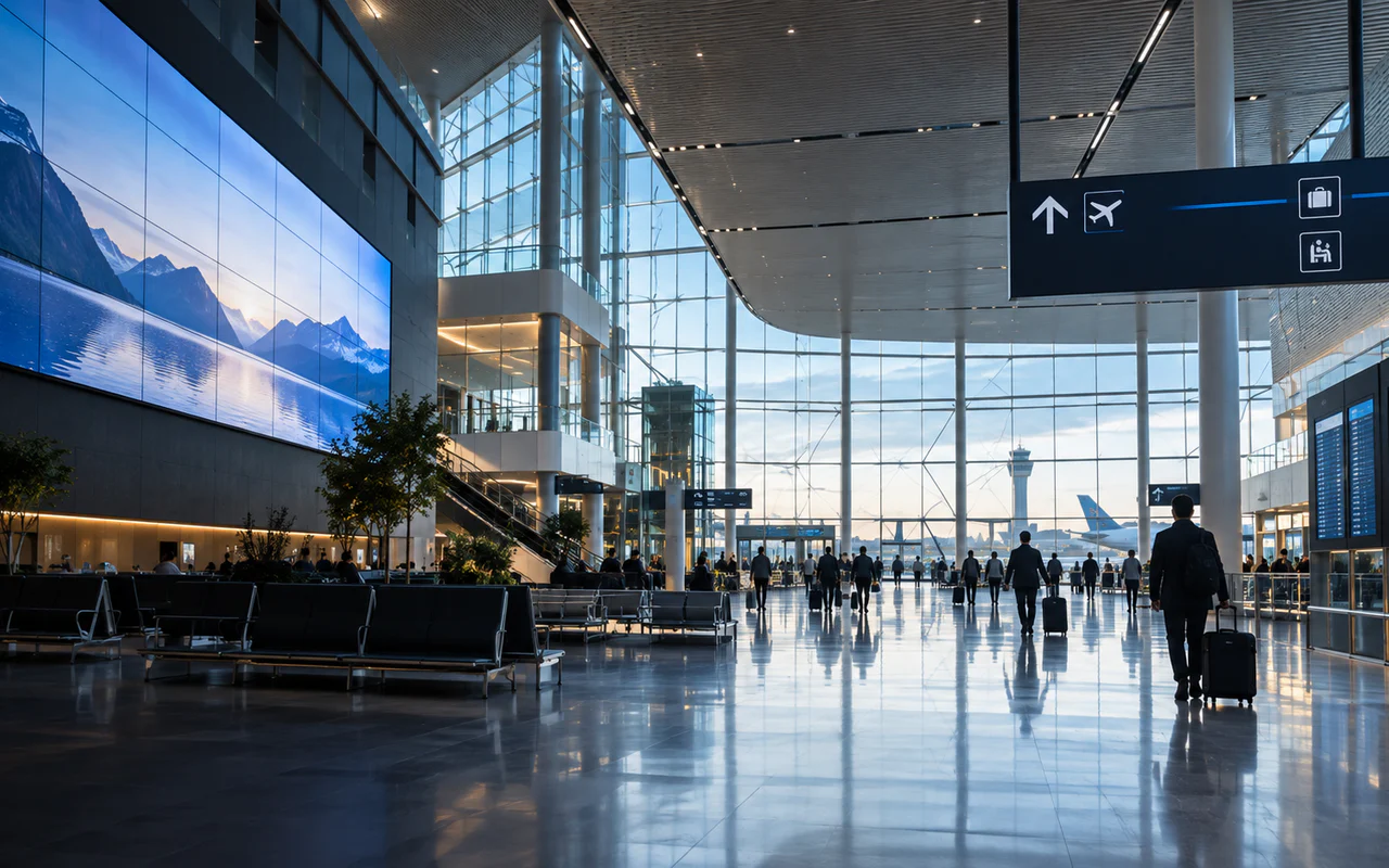 Aviation & Transport Hubs powered by professional technology